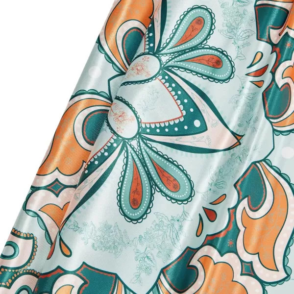 Zando Silk Feeling Scarf Square Chiffon Scarf Solid Color Bandanas Retro Scarfs for Women Neck Scarf Purse Scarf