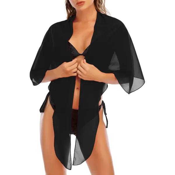 Zando Women Swimsuit Cover Ups Beach Cover Up Semi-Sheer Sarong Bathing Suit Coverup Short Swimwear Bikini Wrap Skirt