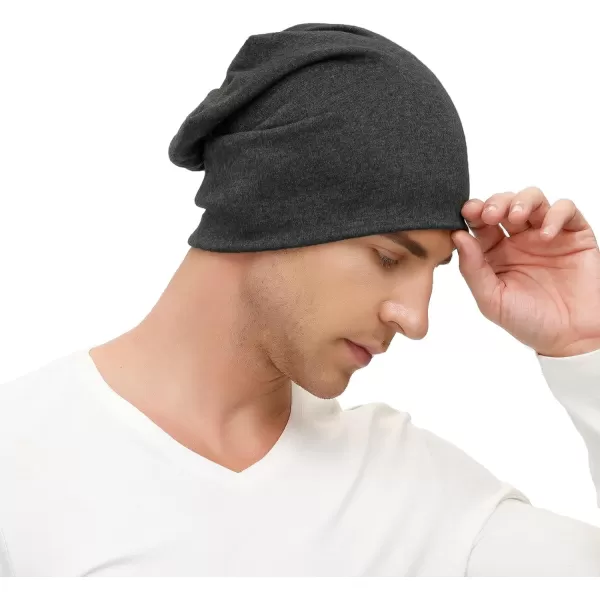 Zando Mens Beanie Cotton Beanies Skull Cap Slouchy Beanie Running Hat Lightweight Hip Hop Dwarf Hat Beanie Hat for Women