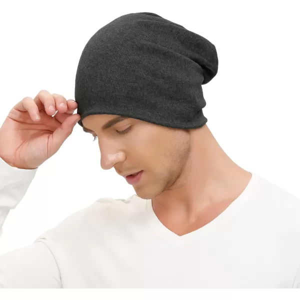 Zando Mens Beanie Cotton Beanies Skull Cap Slouchy Beanie Running Hat Lightweight Hip Hop Dwarf Hat Beanie Hat for Women