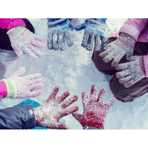 Zando Winter Warm Magic Gloves Soft Magic Knit Gloves Cosplay Gloves Winter Gloves Kids Gloves for Baby Boys Girls
