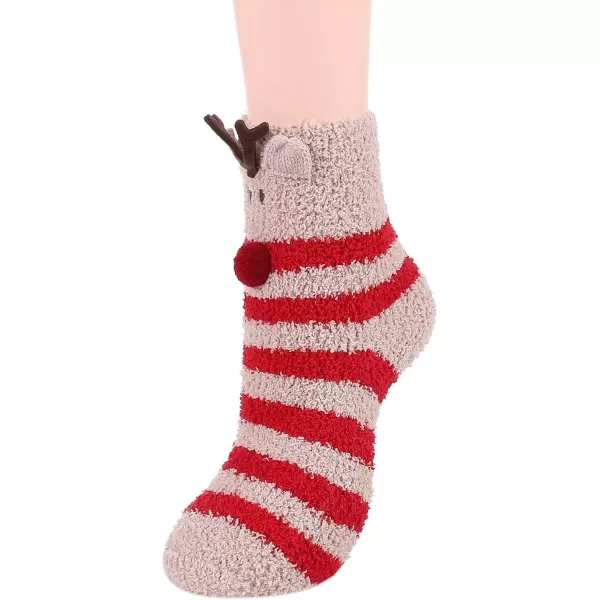Zando Womens Soft Fuzzy Socks Thick Winter Fluffy Socks Cozy Warm Socks Comfy Slipper Socks Thick Home Sleeping Socks