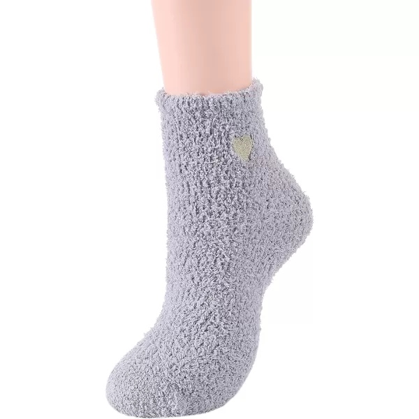Zando Womens Soft Fuzzy Socks Thick Winter Fluffy Socks Cozy Warm Socks Comfy Slipper Socks Thick Home Sleeping Socks