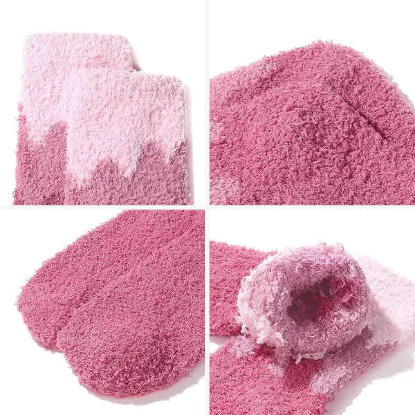 Zando Womens Soft Fuzzy Socks Thick Winter Fluffy Socks Cozy Warm Socks Comfy Slipper Socks Thick Home Sleeping Socks