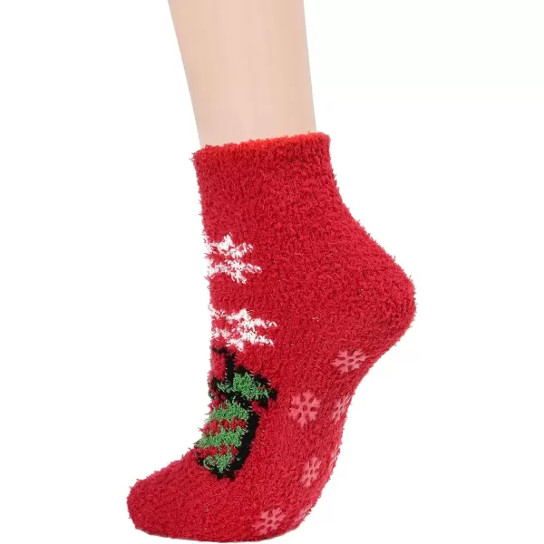 Zando Womens Soft Fuzzy Socks Thick Winter Fluffy Socks Cozy Warm Socks Comfy Slipper Socks Thick Home Sleeping Socks