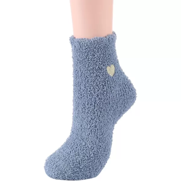 Zando Womens Soft Fuzzy Socks Thick Winter Fluffy Socks Cozy Warm Socks Comfy Slipper Socks Thick Home Sleeping Socks