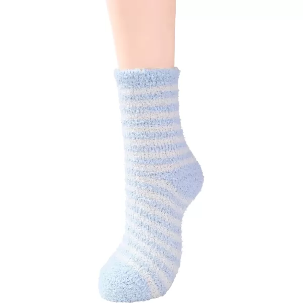 Zando Womens Soft Fuzzy Socks Thick Winter Fluffy Socks Cozy Warm Socks Comfy Slipper Socks Thick Home Sleeping Socks