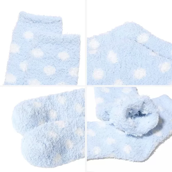 Zando Womens Soft Fuzzy Socks Thick Winter Fluffy Socks Cozy Warm Socks Comfy Slipper Socks Thick Home Sleeping Socks