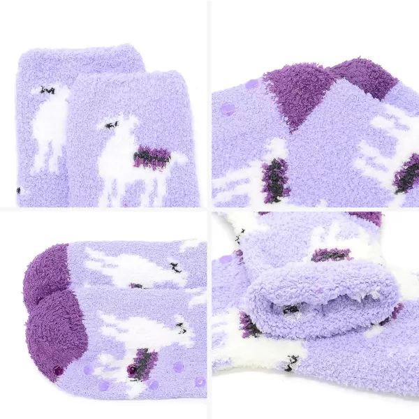 Zando Womens Soft Fuzzy Socks Thick Winter Fluffy Socks Cozy Warm Socks Comfy Slipper Socks Thick Home Sleeping Socks