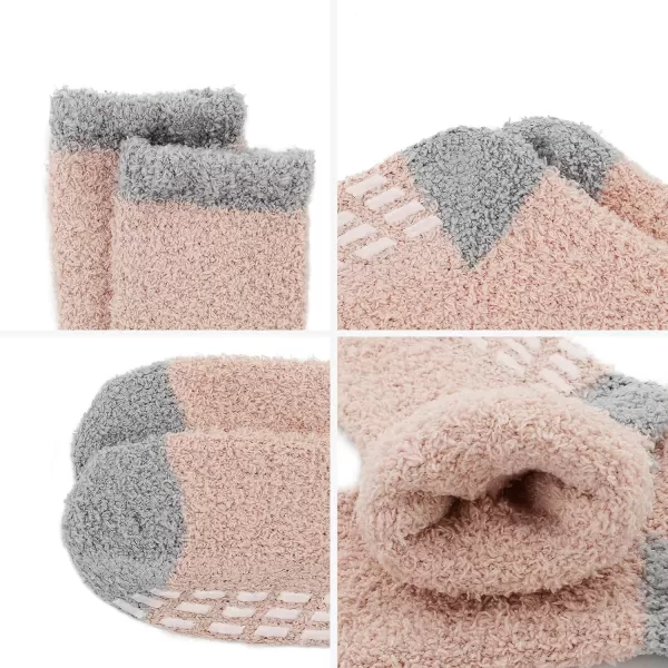 Zando Womens Soft Fuzzy Socks Thick Winter Fluffy Socks Cozy Warm Socks Comfy Slipper Socks Thick Home Sleeping Socks