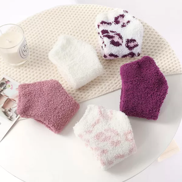 Zando Womens Soft Fuzzy Socks Thick Winter Fluffy Socks Cozy Warm Socks Comfy Slipper Socks Thick Home Sleeping Socks