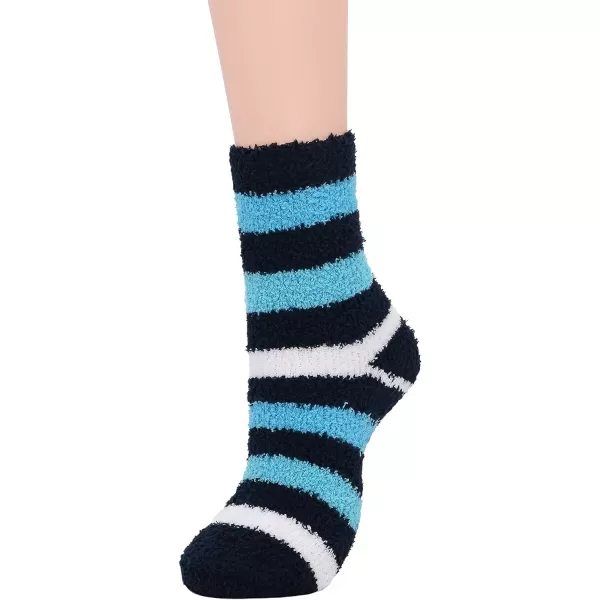 Zando Womens Soft Fuzzy Socks Thick Winter Fluffy Socks Cozy Warm Socks Comfy Slipper Socks Thick Home Sleeping Socks