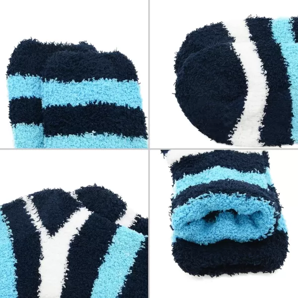 Zando Womens Soft Fuzzy Socks Thick Winter Fluffy Socks Cozy Warm Socks Comfy Slipper Socks Thick Home Sleeping Socks