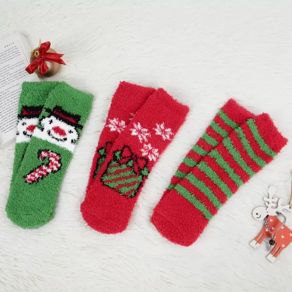 Zando Womens Soft Fuzzy Socks Thick Winter Fluffy Socks Cozy Warm Socks Comfy Slipper Socks Thick Home Sleeping Socks