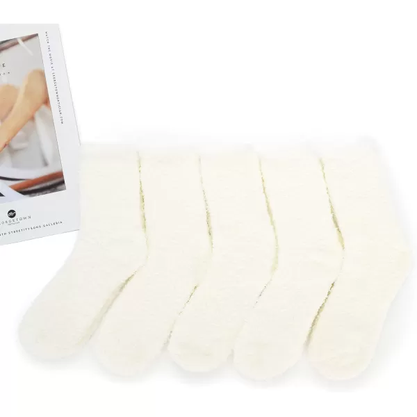 Zando Womens Soft Fuzzy Socks Thick Winter Fluffy Socks Cozy Warm Socks Comfy Slipper Socks Thick Home Sleeping Socks