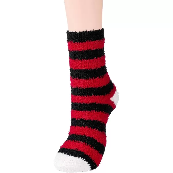 Zando Womens Soft Fuzzy Socks Thick Winter Fluffy Socks Cozy Warm Socks Comfy Slipper Socks Thick Home Sleeping Socks