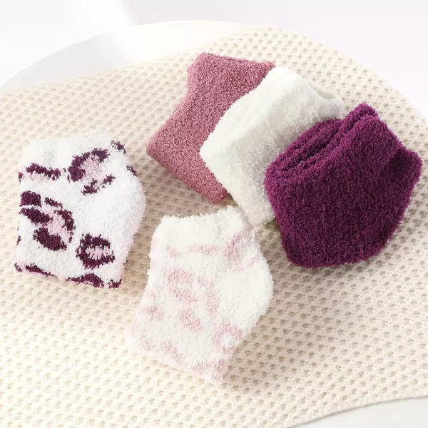 Zando Womens Soft Fuzzy Socks Thick Winter Fluffy Socks Cozy Warm Socks Comfy Slipper Socks Thick Home Sleeping Socks