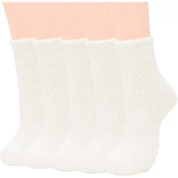 Zando Womens Soft Fuzzy Socks Thick Winter Fluffy Socks Cozy Warm Socks Comfy Slipper Socks Thick Home Sleeping Socks
