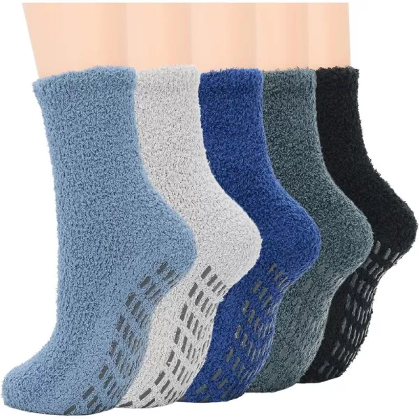 Zando Womens Soft Fuzzy Socks Thick Winter Fluffy Socks Cozy Warm Socks Comfy Slipper Socks Thick Home Sleeping Socks