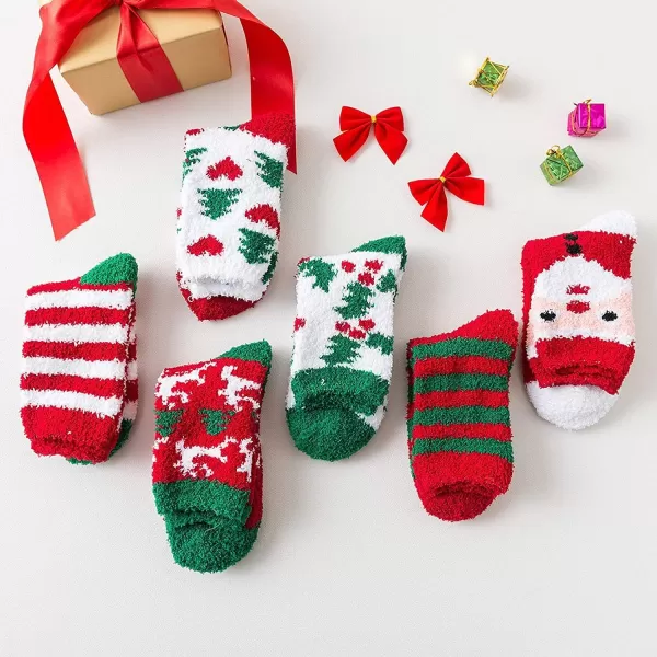 Zando Women Warm Super Soft Plush Slipper Sock Winter Fluffy Microfiber Crew Socks Casual Home Sleeping Fuzzy Cozy Sock