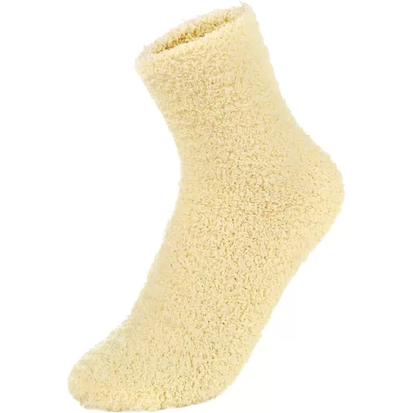Zando Women Warm Super Soft Plush Slipper Sock Winter Fluffy Microfiber Crew Socks Casual Home Sleeping Fuzzy Cozy Sock