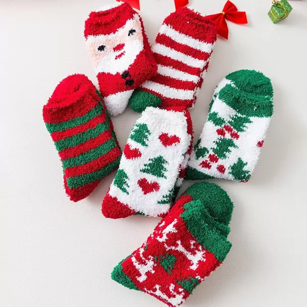 Zando Women Warm Super Soft Plush Slipper Sock Winter Fluffy Microfiber Crew Socks Casual Home Sleeping Fuzzy Cozy Sock