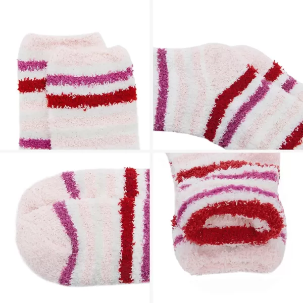 Zando Women Warm Super Soft Plush Slipper Sock Winter Fluffy Microfiber Crew Socks Casual Home Sleeping Fuzzy Cozy Sock