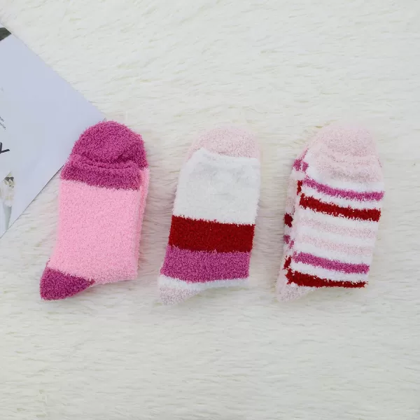 Zando Women Warm Super Soft Plush Slipper Sock Winter Fluffy Microfiber Crew Socks Casual Home Sleeping Fuzzy Cozy Sock