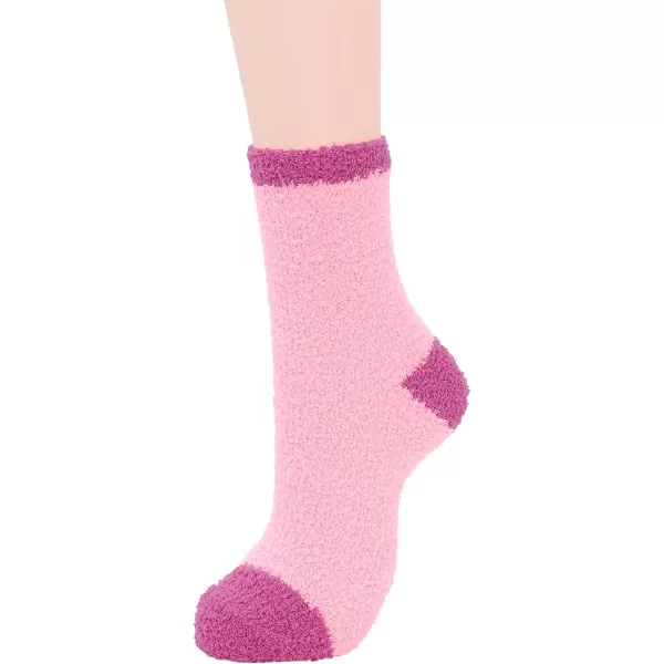 Zando Women Warm Super Soft Plush Slipper Sock Winter Fluffy Microfiber Crew Socks Casual Home Sleeping Fuzzy Cozy Sock