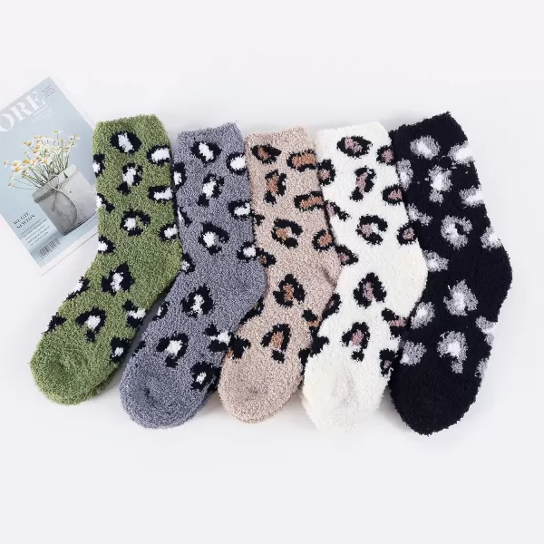 Zando Women Warm Super Soft Plush Slipper Sock Winter Fluffy Microfiber Crew Socks Casual Home Sleeping Fuzzy Cozy Sock