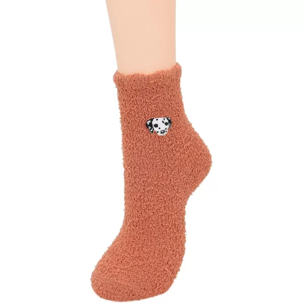 Zando Women Warm Super Soft Plush Slipper Sock Winter Fluffy Microfiber Crew Socks Casual Home Sleeping Fuzzy Cozy Sock