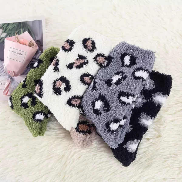 Zando Women Warm Super Soft Plush Slipper Sock Winter Fluffy Microfiber Crew Socks Casual Home Sleeping Fuzzy Cozy Sock