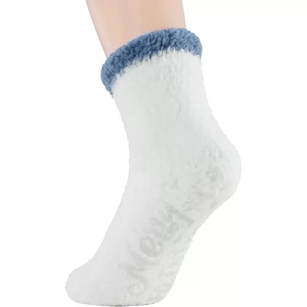 Zando Women Warm Super Soft Plush Slipper Sock Winter Fluffy Microfiber Crew Socks Casual Home Sleeping Fuzzy Cozy Sock
