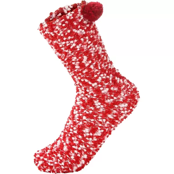 Zando Women Warm Super Soft Plush Slipper Sock Winter Fluffy Microfiber Crew Socks Casual Home Sleeping Fuzzy Cozy Sock
