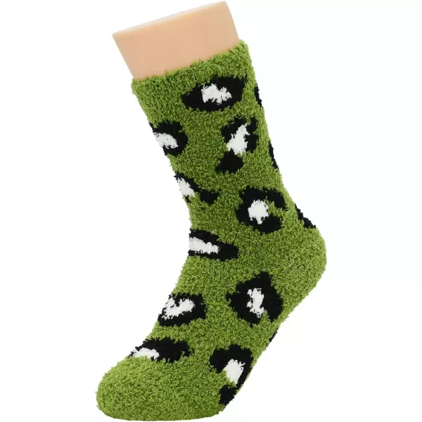 Zando Women Warm Super Soft Plush Slipper Sock Winter Fluffy Microfiber Crew Socks Casual Home Sleeping Fuzzy Cozy Sock