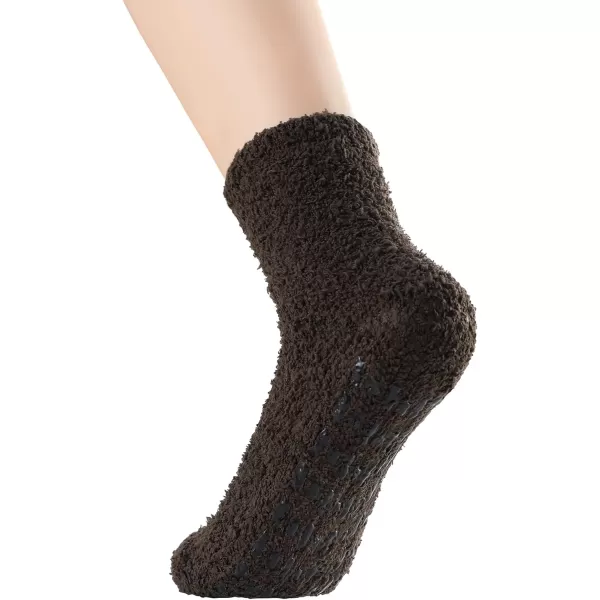 Zando Women Warm Super Soft Plush Slipper Sock Winter Fluffy Microfiber Crew Socks Casual Home Sleeping Fuzzy Cozy Sock