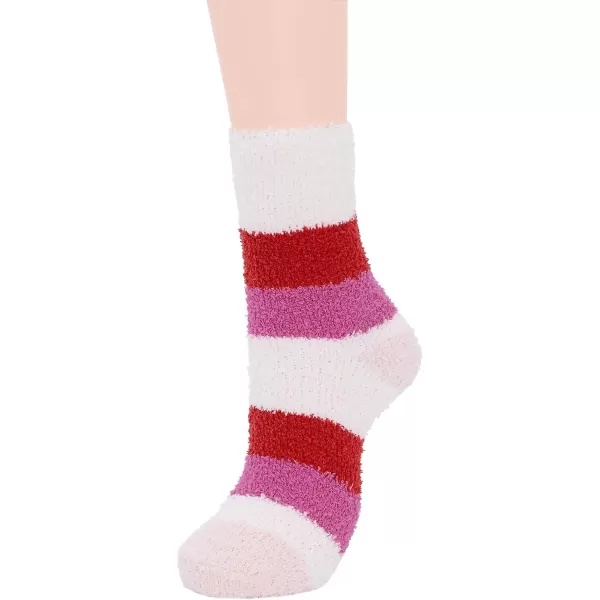 Zando Women Warm Super Soft Plush Slipper Sock Winter Fluffy Microfiber Crew Socks Casual Home Sleeping Fuzzy Cozy Sock
