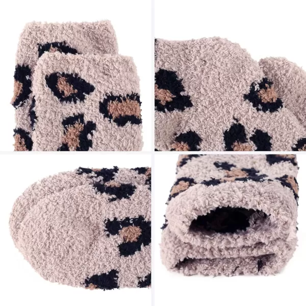 Zando Women Warm Super Soft Plush Slipper Sock Winter Fluffy Microfiber Crew Socks Casual Home Sleeping Fuzzy Cozy Sock