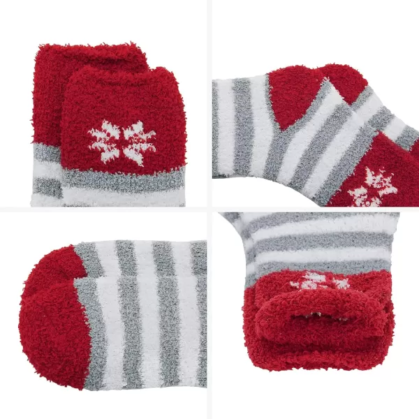 Zando Women Warm Super Soft Plush Slipper Sock Winter Fluffy Microfiber Crew Socks Casual Home Sleeping Fuzzy Cozy Sock