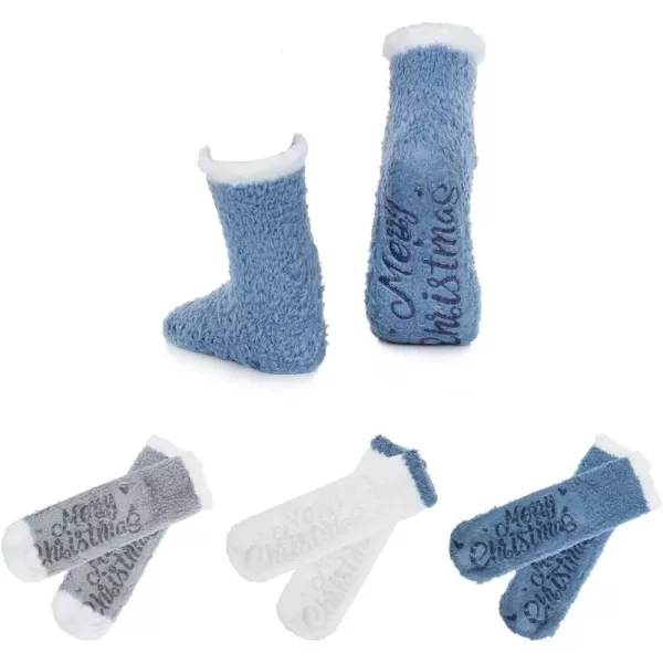 Zando Women Warm Super Soft Plush Slipper Sock Winter Fluffy Microfiber Crew Socks Casual Home Sleeping Fuzzy Cozy Sock