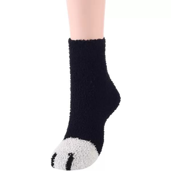 Zando Cozy Fuzzy Socks for Women Non Slip Socks Slipper Socks Fluffy Socks Hospital Socks with Grips for Women Sleep