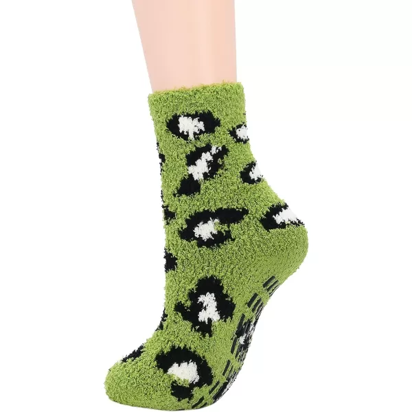 Zando Cozy Fuzzy Socks for Women Non Slip Socks Slipper Socks Fluffy Socks Hospital Socks with Grips for Women Sleep