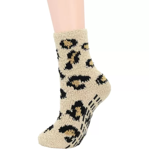 Zando Cozy Fuzzy Socks for Women Non Slip Socks Slipper Socks Fluffy Socks Hospital Socks with Grips for Women Sleep
