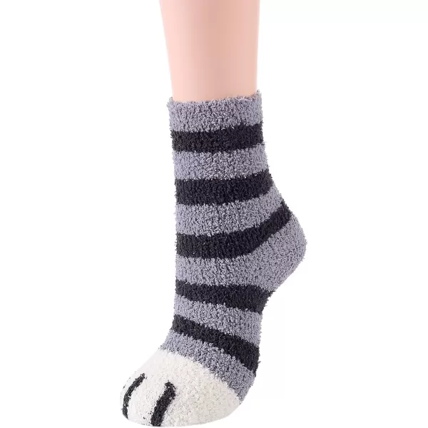 Zando Cozy Fuzzy Socks for Women Non Slip Socks Slipper Socks Fluffy Socks Hospital Socks with Grips for Women Sleep