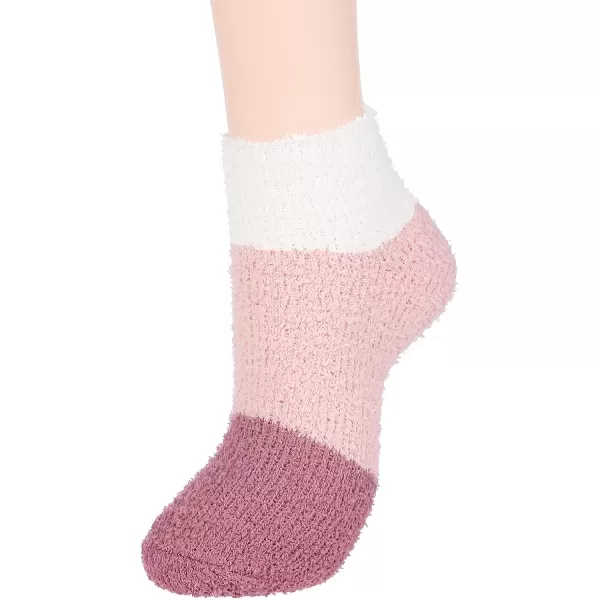 Zando Cozy Fuzzy Socks for Women Non Slip Socks Slipper Socks Fluffy Socks Hospital Socks with Grips for Women Sleep