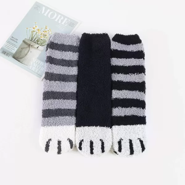 Zando Cozy Fuzzy Socks for Women Non Slip Socks Slipper Socks Fluffy Socks Hospital Socks with Grips for Women Sleep