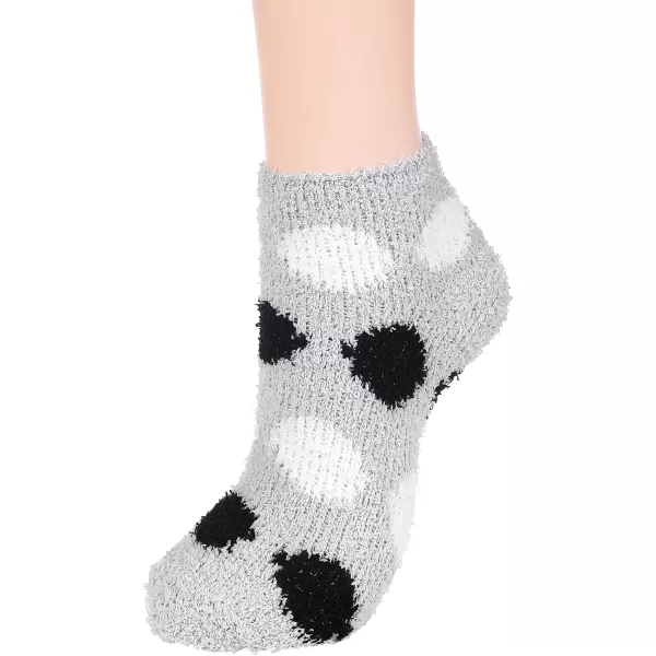 Zando Cozy Fuzzy Socks for Women Non Slip Socks Slipper Socks Fluffy Socks Hospital Socks with Grips for Women Sleep