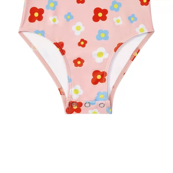 Zando Girls One Piece Bathing Suits Toddler Kids Swimsuits Mermaid Beach Swimwear for Baby Girl 2-8 Years Gifts)