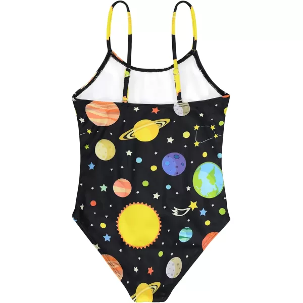 Zando Girls One Piece Bathing Suits Toddler Kids Swimsuits Mermaid Beach Swimwear for Baby Girl 2-8 Years Gifts