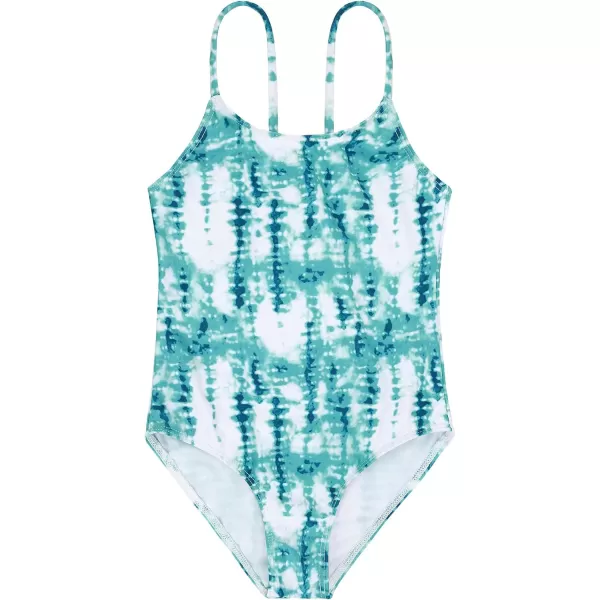 Zando Girls One Piece Bathing Suits Toddler Kids Swimsuits Mermaid Beach Swimwear for Baby Girl 2-8 Years Gifts